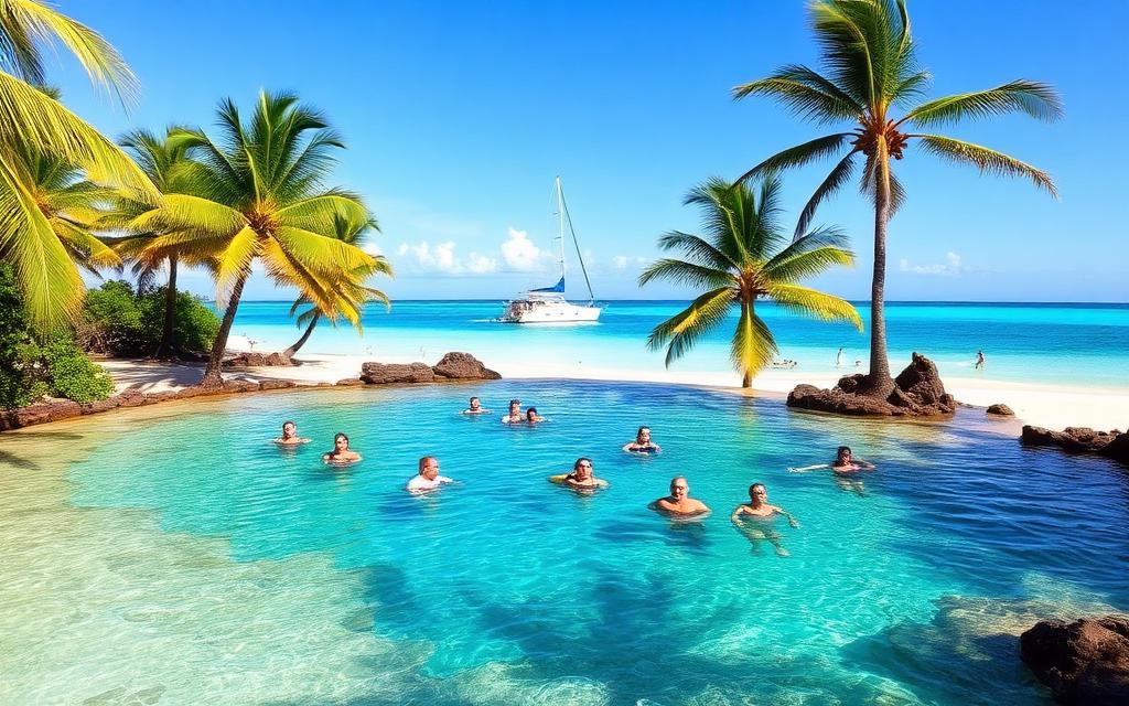 Vue de Isla Saona, République dominicaine